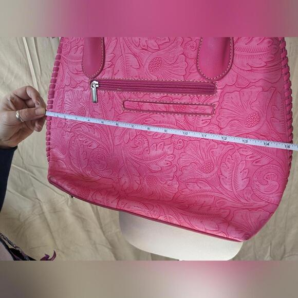 Pink Embossed Purse - Picture 6 of 7